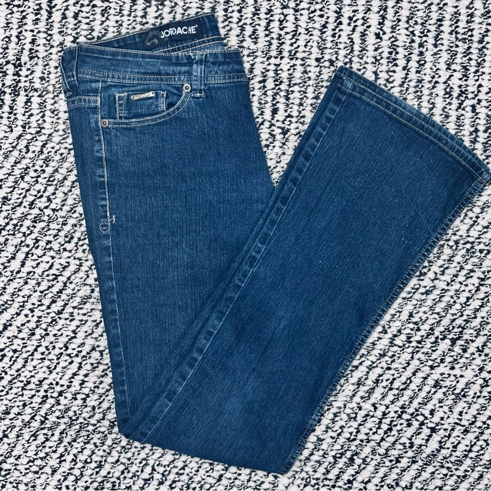 Jordache - Vintage, Dark Rinse, Stretch, Boot Cut Jeans Women’s SZ 4